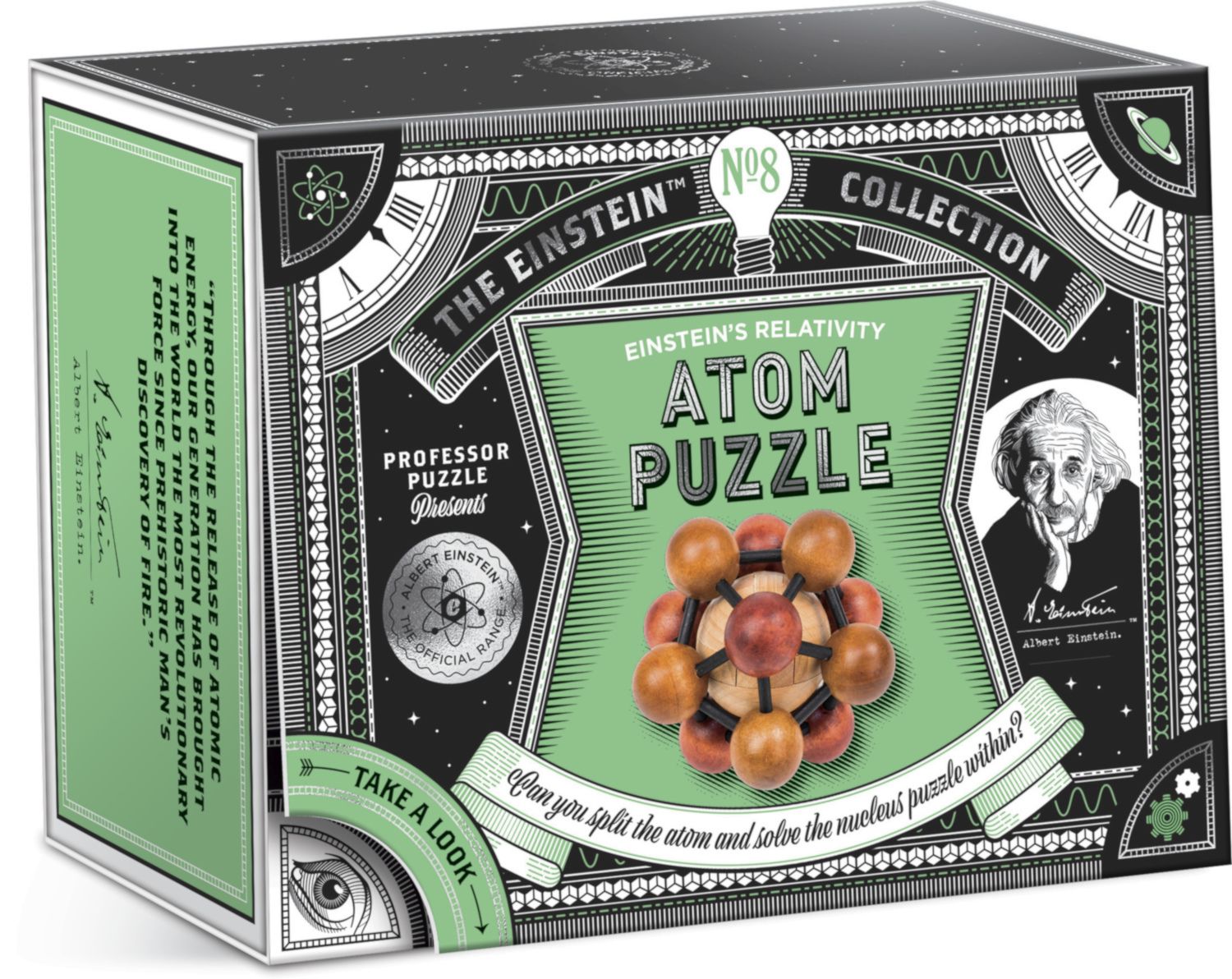 Un puzzle de logică Professor Puzzle -Atom