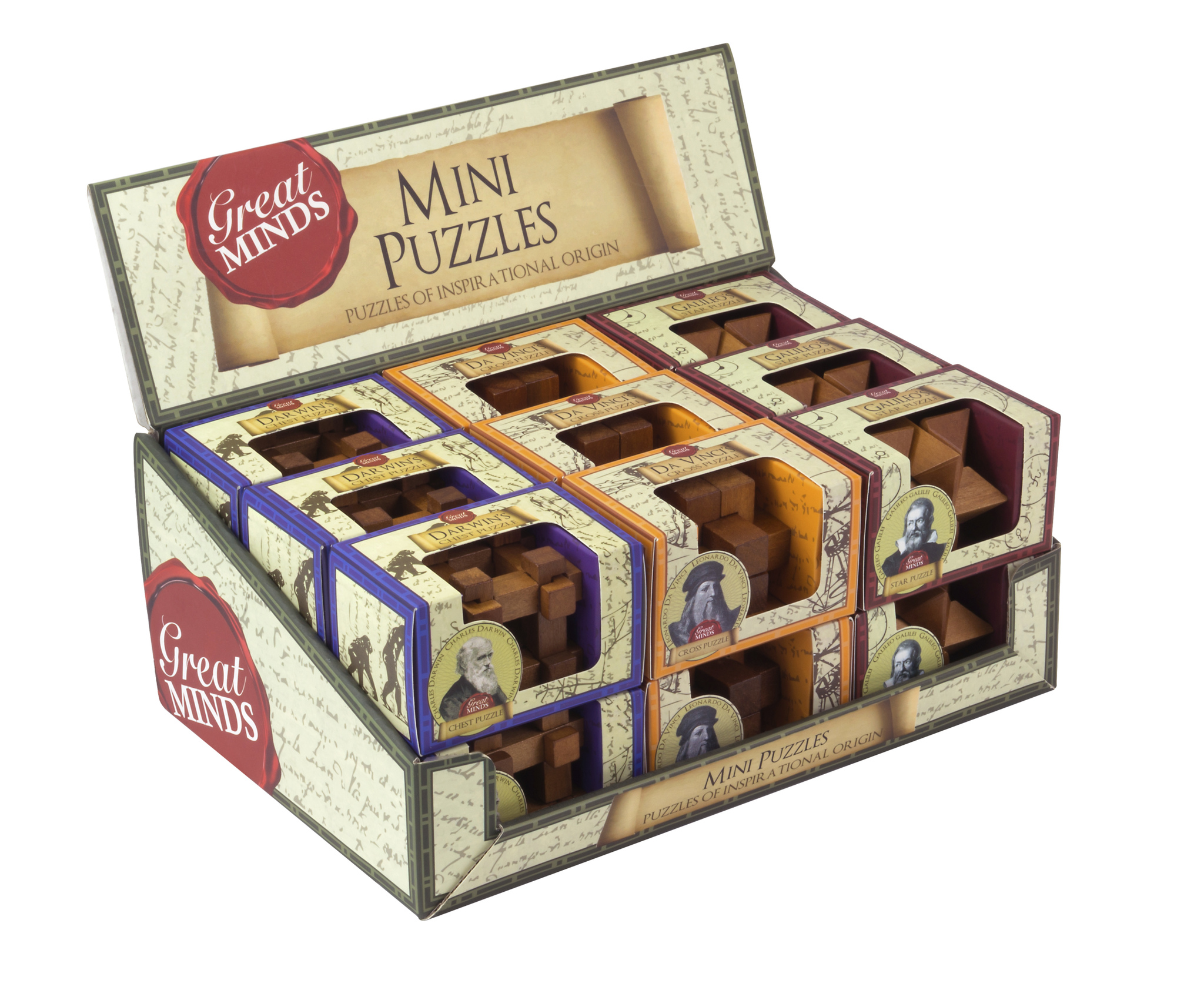 Puzzle logic din lemn Professor Puzzle - Great Minds, soeriment