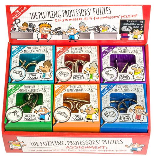 Puzzle logic Professor Puzzle - The Puzzle Club, sortiment