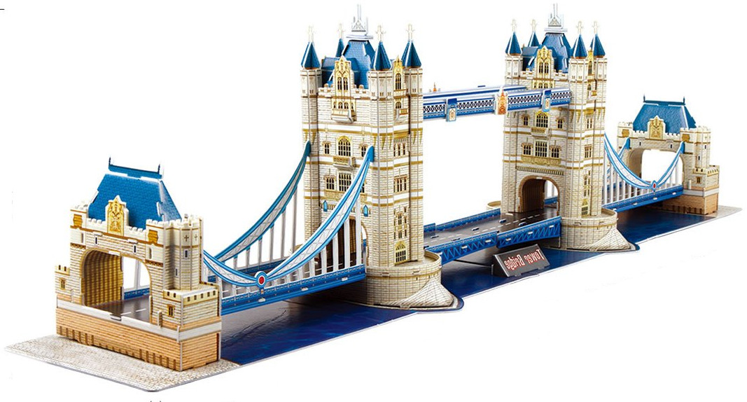 Puzzle 3D Cubic Fun de 120 piese - Tower Bridge, London
