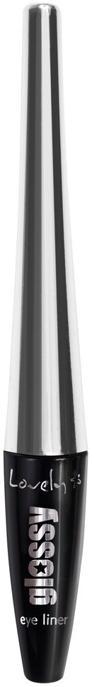 Lovely - Eyeliner lichid Glossy - negru, 2 g