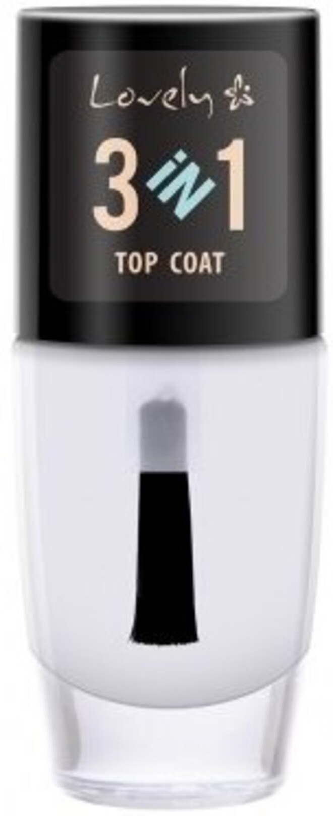 Lovely - Top lac de unghii 3 în 1, 8 ml