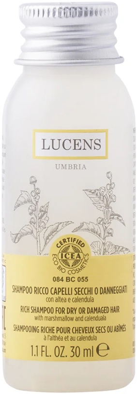 Lucens Șampon pentru păr uscat și deteriorat, 30 ml