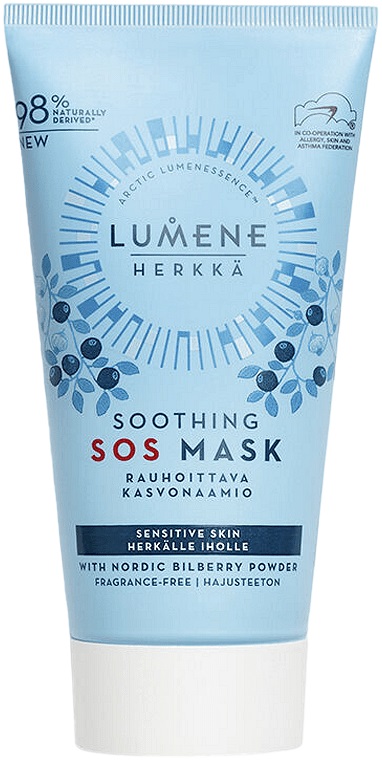 Lumene Herkka Mască expres hidratantă SOS, 75 ml