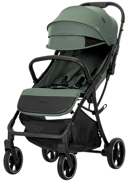 Cărucior de vară pentru bebeluși Lorelli Premium - Minori, cu pliere automată, Green