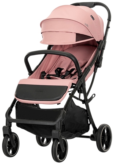 Cărucior de vară pentru bebeluși Lorelli Premium - Minori, cu pliere automată, Pink