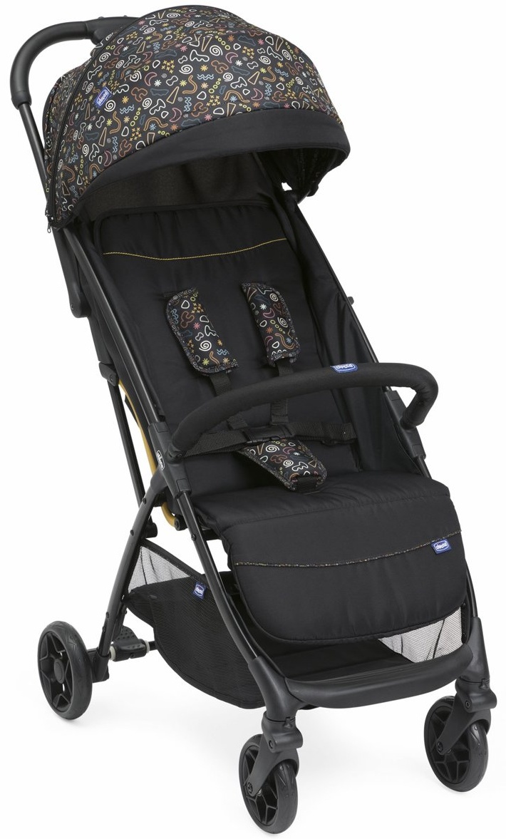 Cărucior de vară Chicco - Glee, Playful Black