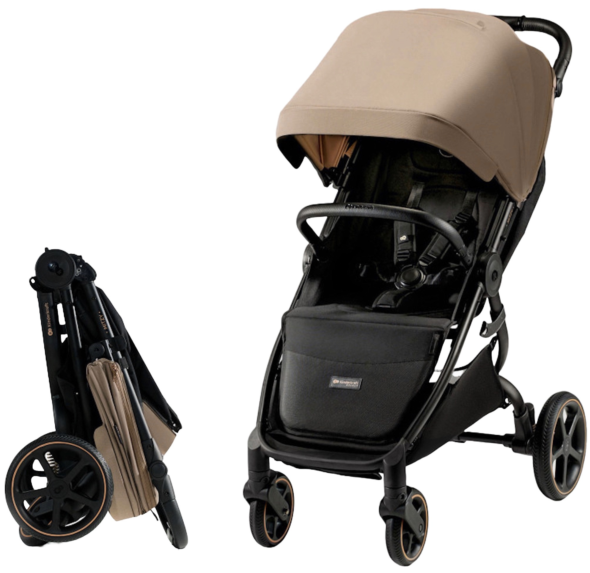 Cărucior de vară  KinderKraft - Mitzy, Linen Beige