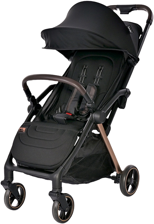 Cărucior de vară  cu pliere automată Lorelli - Loret, Black Jasper