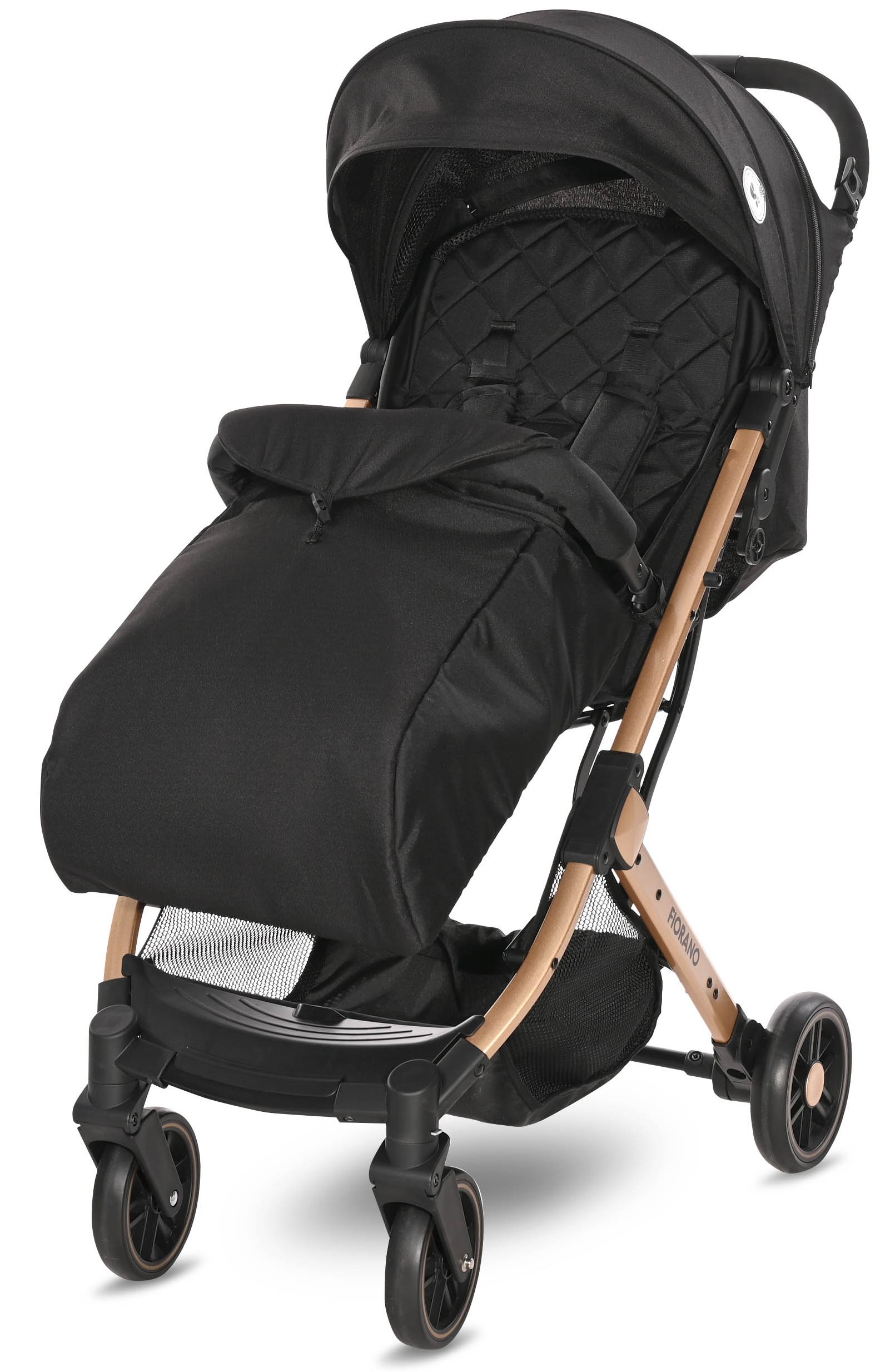 Cărucior de vară cu husă Lorelli - Fiorano, Black