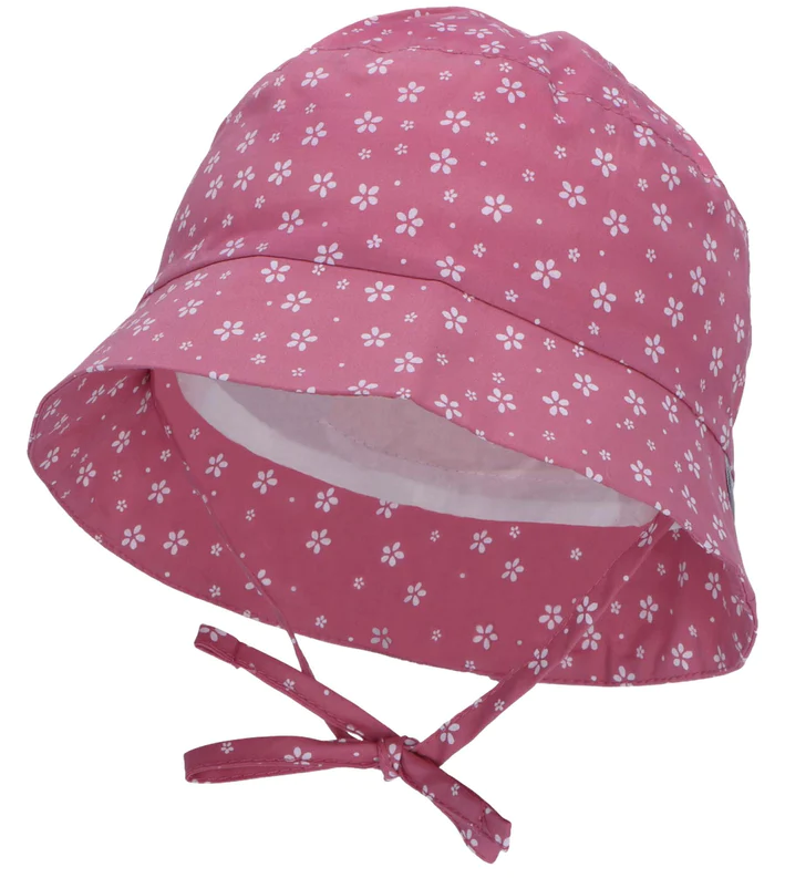 Pălărie de vară cu protecție UV 50+ Sterntaler - Flori, 47 cm, 9-12 luni, roz