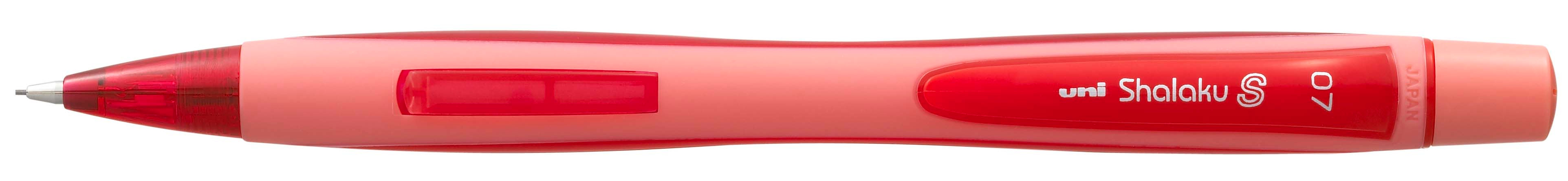 Creion automat Uniball Shalaku S – Rosu, 0.7 mm