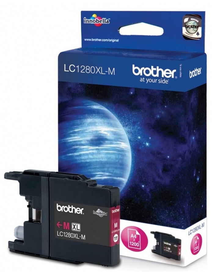 Cartuș de cerneală Brother - LC-1280XL, pentru MFC-J6510DW, Magenta