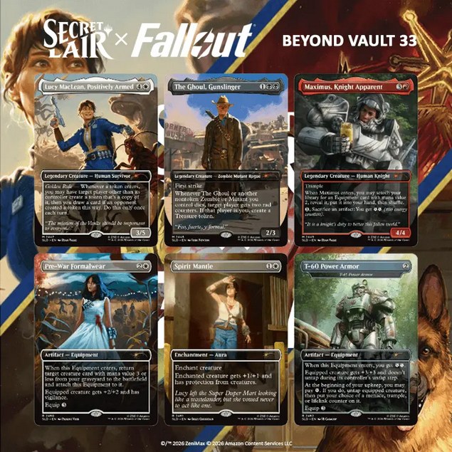 Magic the Gathering: Secret Lair x Fallout: Beyond Vault 33 (Non-Foil)