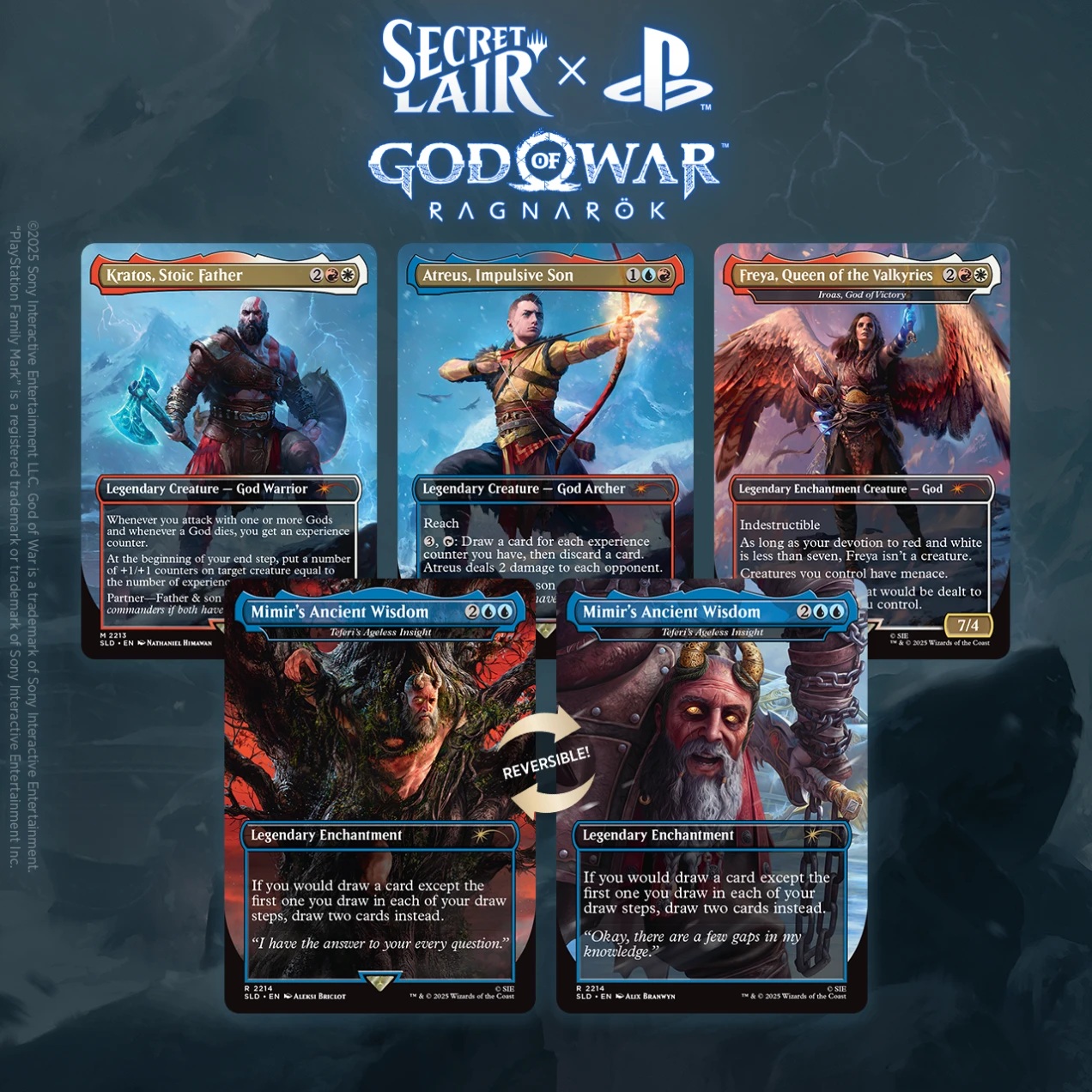 Magic the Gathering: Secret Lair x God of War: Norse (Non-Foil)