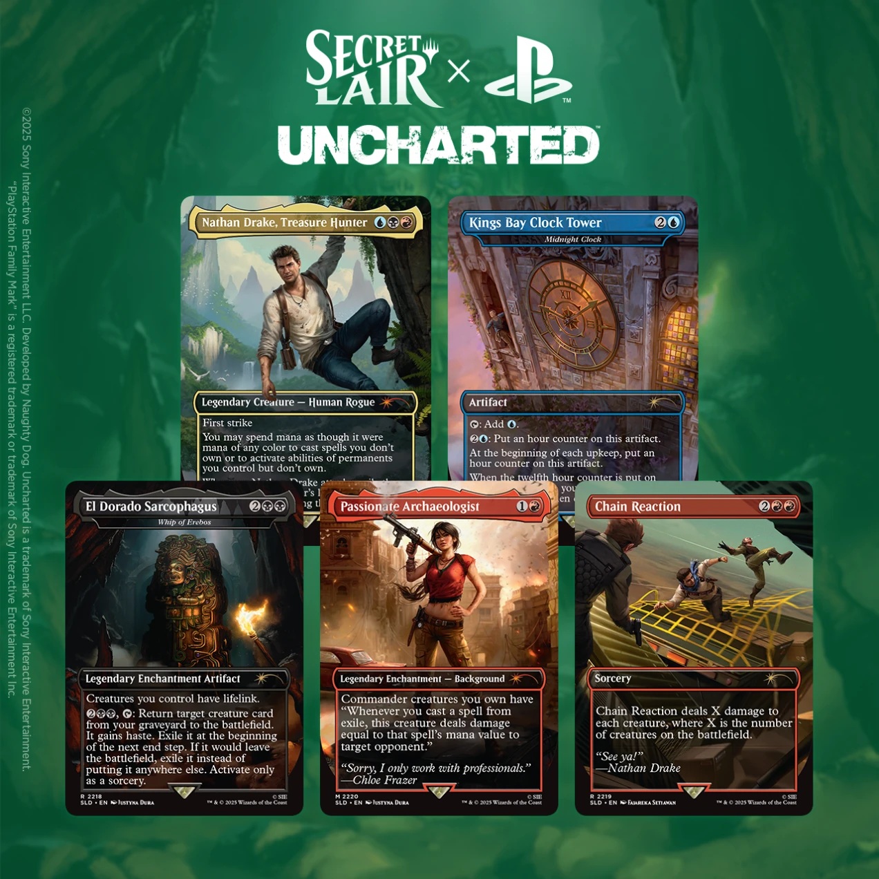 Magic the Gathering: Secret Lair x Uncharted (Non-Foil)