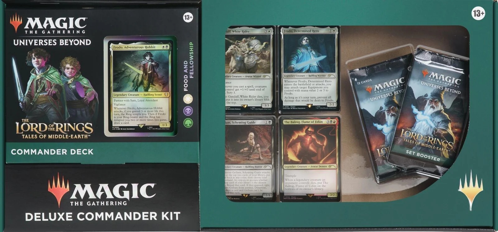 Magic the Gathering: The Lord of the Rings: Tales of Middle Earth Deluxe Commander Kit - Food and Fellowship