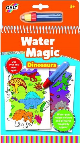 Carticica magina de pictat cu apa  Galt - Dinozauri