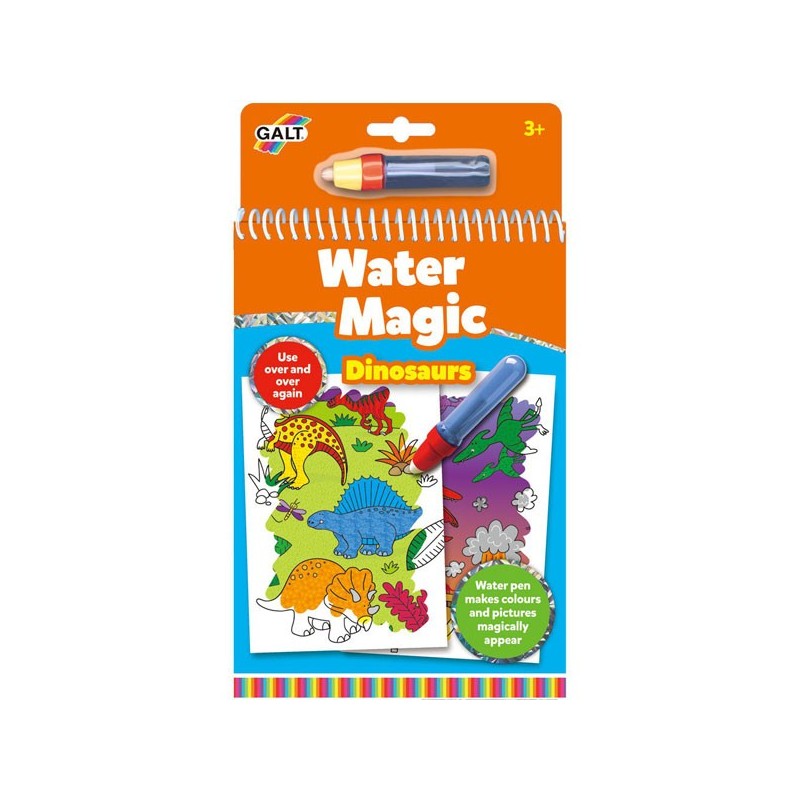 Carte magica de desenat cu apa Galt - Dinozauri