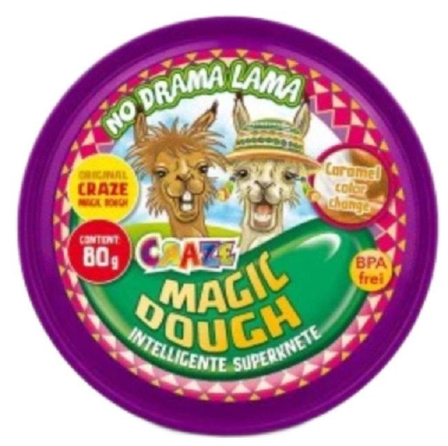 Magic multicolor plastilină pentru modelare Craze - Lama II, 80 g, Sortiment