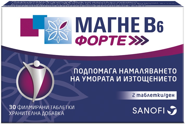 Magne В6 Forte, 30 tablete, Sanofi