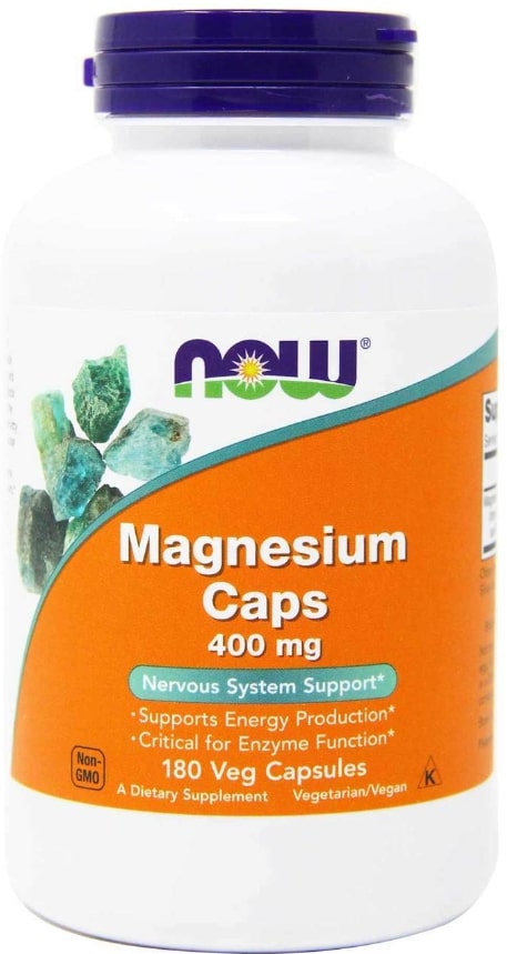 Magnesium Caps, 400 mg, 180 capsule, Now