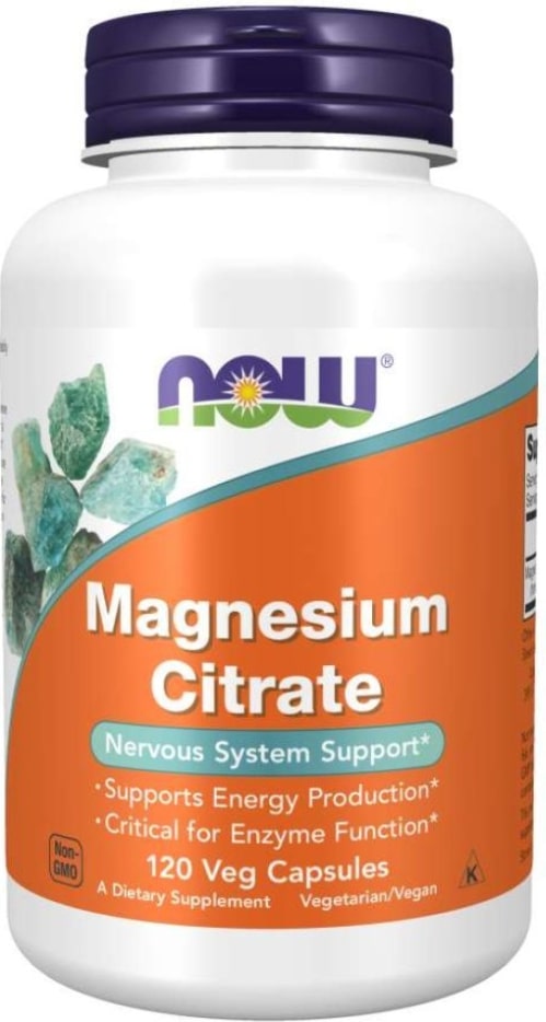 Magnesium Citrate, 120 capsule, Now