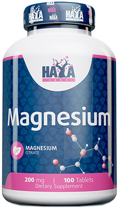 Magnesium Citrate, 200 mg, 100 tablete, Haya Labs