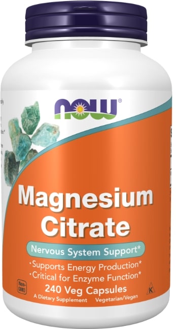 Magnesium Citrate, 240 capsule, Now
