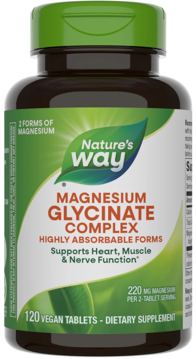 Magnesium Glycinate Complex, 110 mg, 120 tablete, Nature's Way