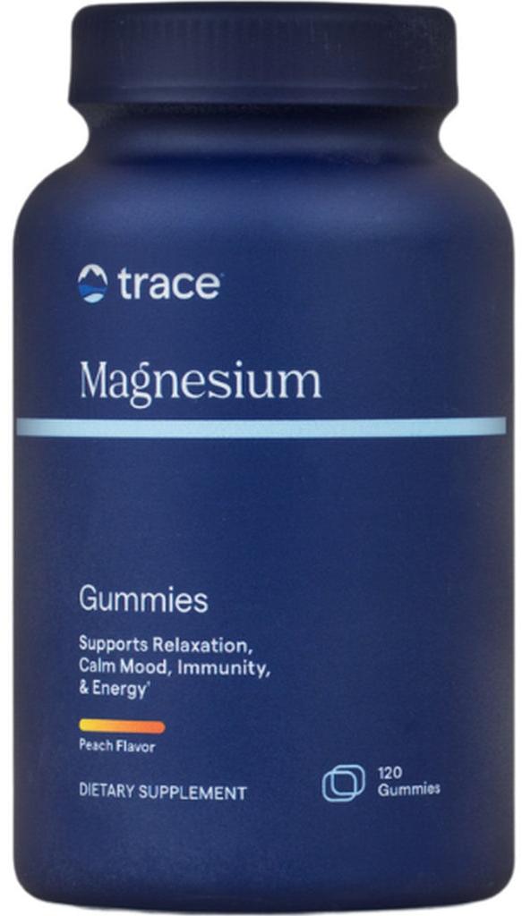 Magnesium, piersică, 120 de comprimate masticabile, Trace Minerals