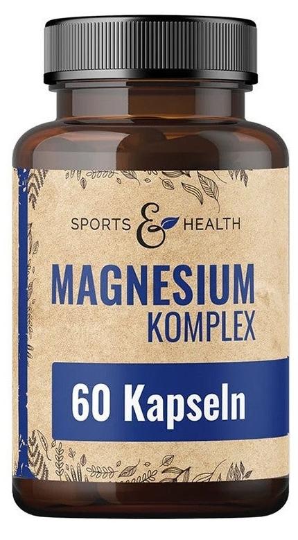 Magneziu + Vitamina B6, 60 capsule, Sports &amp; Health Solutions