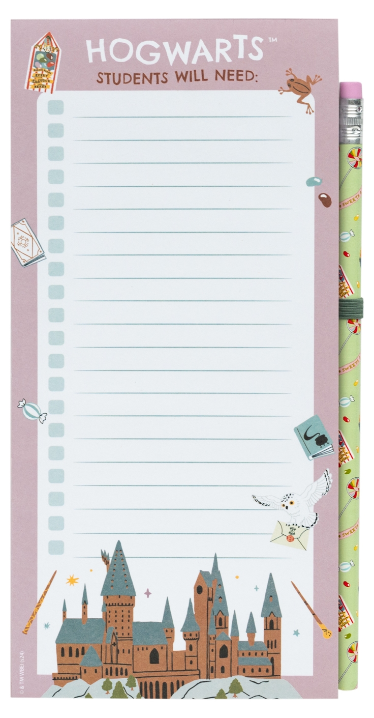 Blocnotes magnetic Grupo Erik Harry Potter - Hogwarts, cu creion