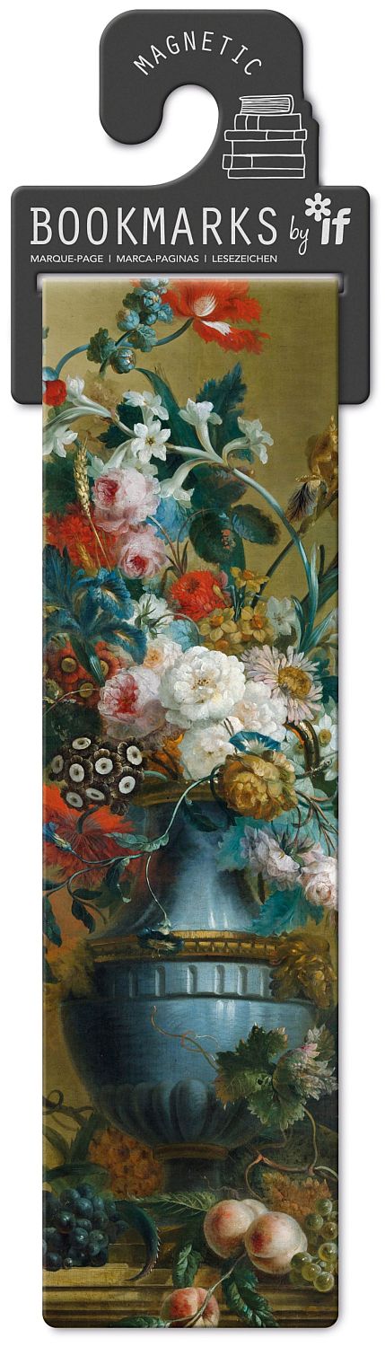Despărțitor de cărți magnetic  IF Classics - Flowers in a Blue Vase