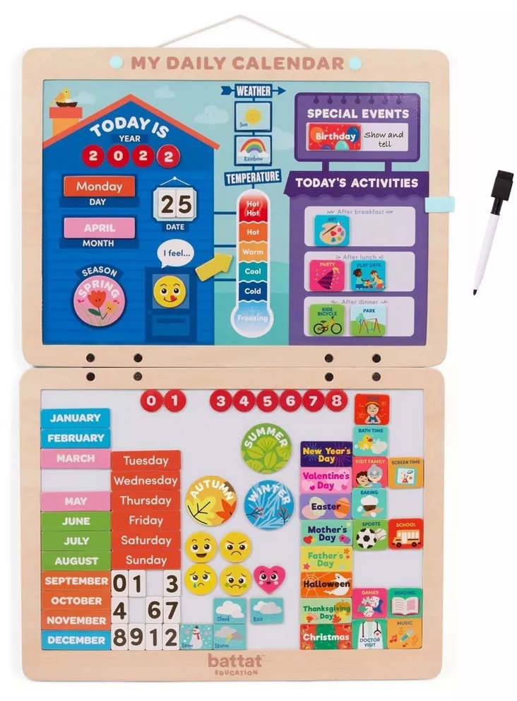 Tablă magnetică Battat - Calendar