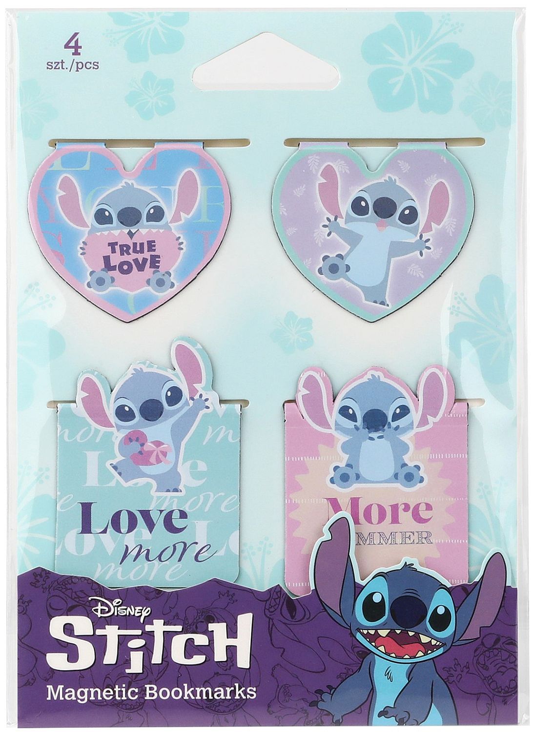Despărțitoare de cărți magnetice  Cool Pack Disney - Stitch 1, 4 buc