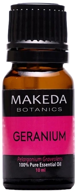 Makeda Botanics Ulei esențial de geranium, grad terapeutic, 10 ml
