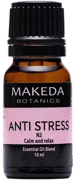 Makeda Botanics Compoziția uleiului esențial Anti stress N2, 10 ml