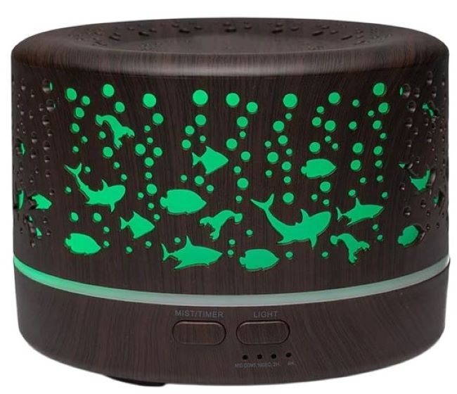 Makeda Botanics Difuzor cu ultrasunete pentru aromaterapie Ocean, Dark, 500 ml
