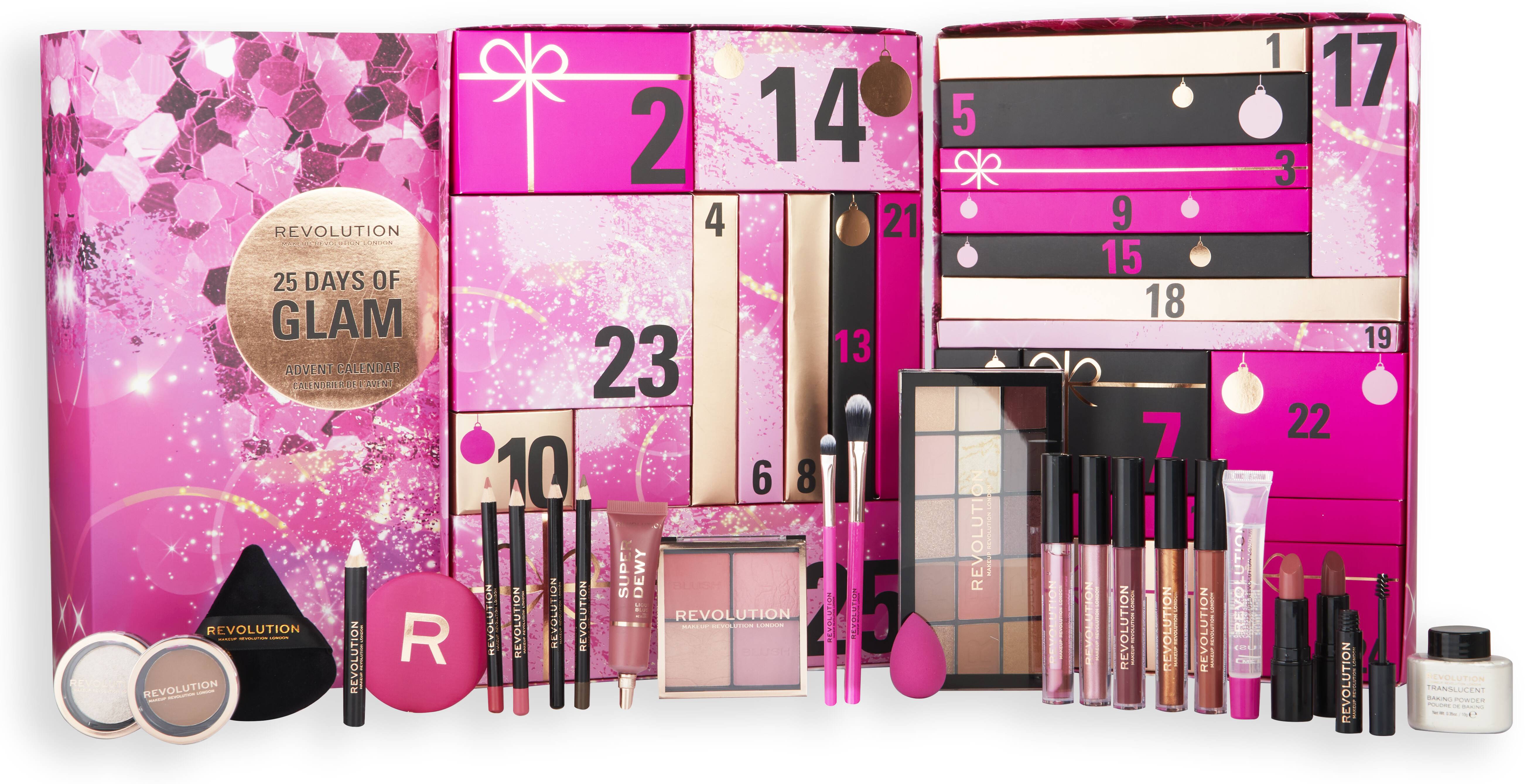 Makeup Revolution - Calendar Advent 25 de Zile, 25 Piese of Glam