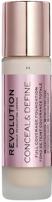 Makeup Revolution Conceal &amp; Define Fond de ten de acoperire , F1, 23 ml
