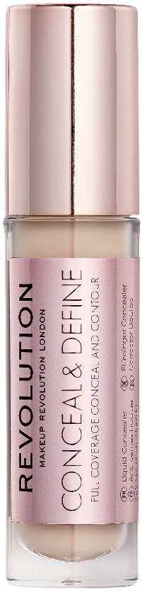 Makeup Revolution Conceal &amp; Define Corrector lichid , C4, 4 g