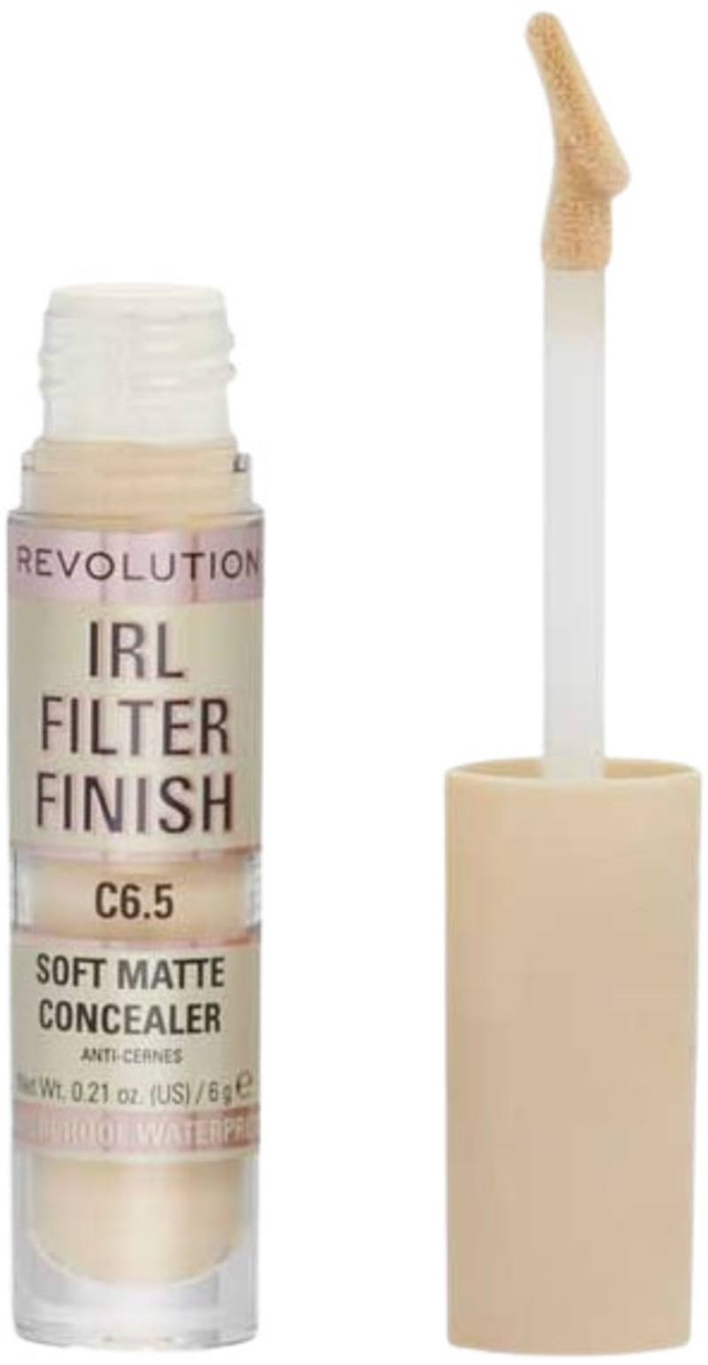Makeup Revolution Corector de lungă durată IRL Filter Finish, C6.5, 6 g