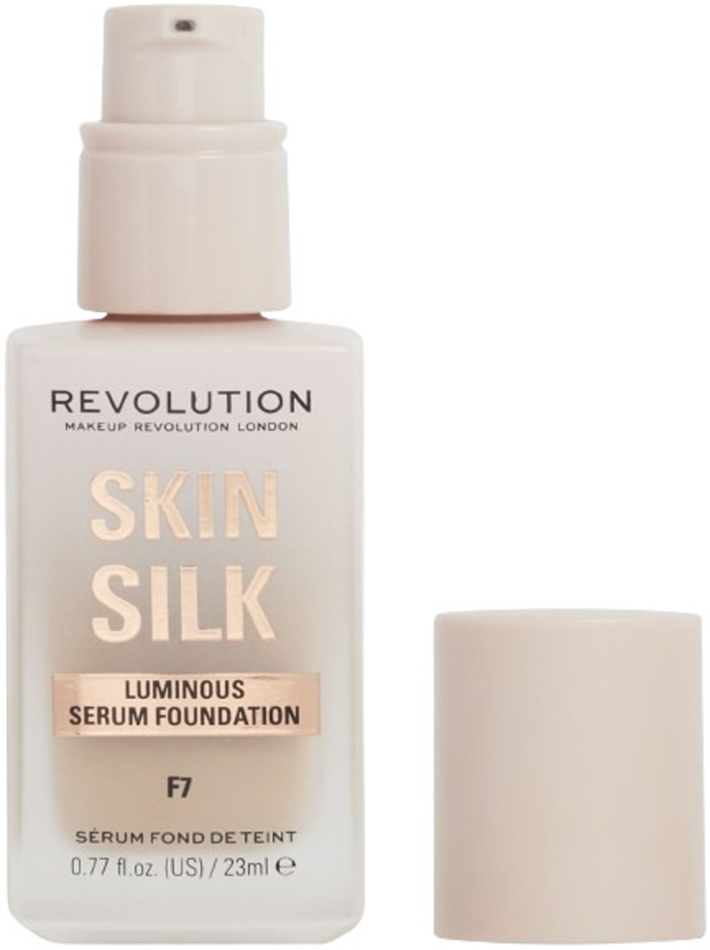 Makeup Revolution fond de ten -ser Skin Silk, F7, 23 ml