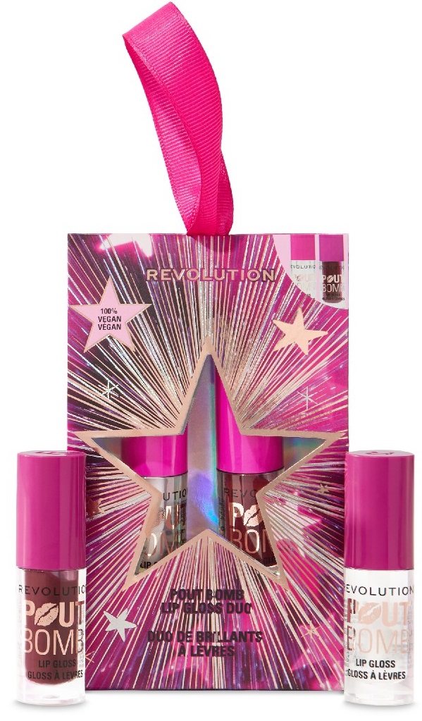 Makeup Revolution Set cadou Pout Bomb Lip Duo 1, 2 piese