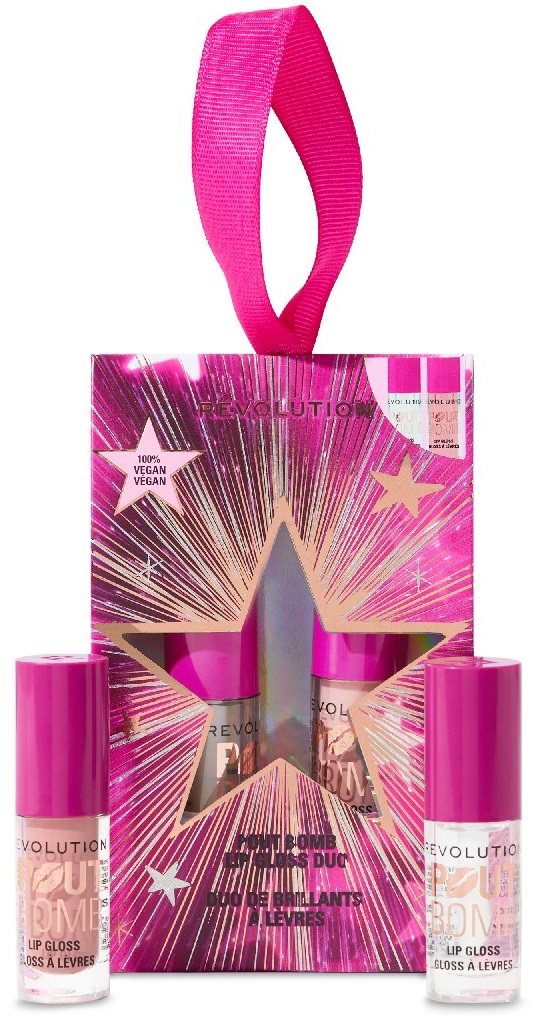 Makeup Revolution Set cadou Pout Bomb Lip Duo 2, 2 piese