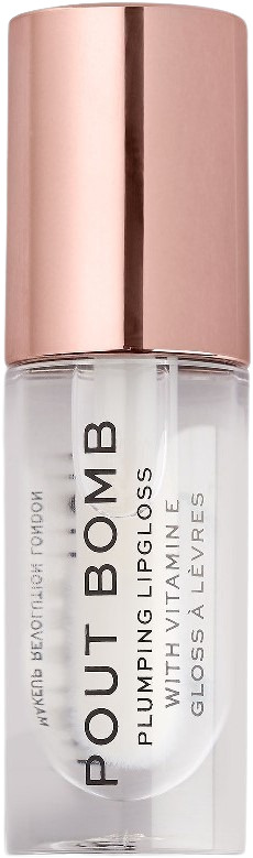 Makeup Revolution Pout Bomb Luciu de volum  Glaze Clear, 4.6 ml