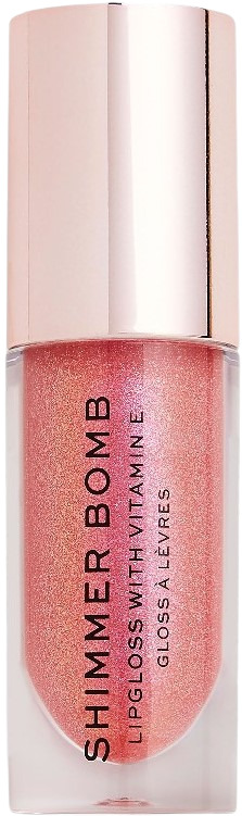 Makeup Revolution Pout Bomb Luciu de volum  Shimmer Bomb Daydream Pink, 4.6 ml