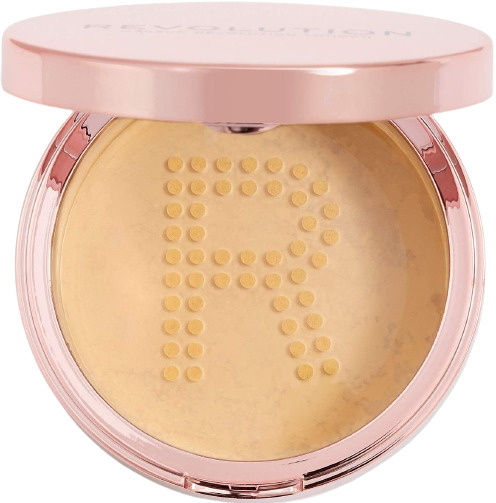 Makeup Revolution Pulbere liberă  Conceal &amp; Fix, Deep Yellow, 13 g
