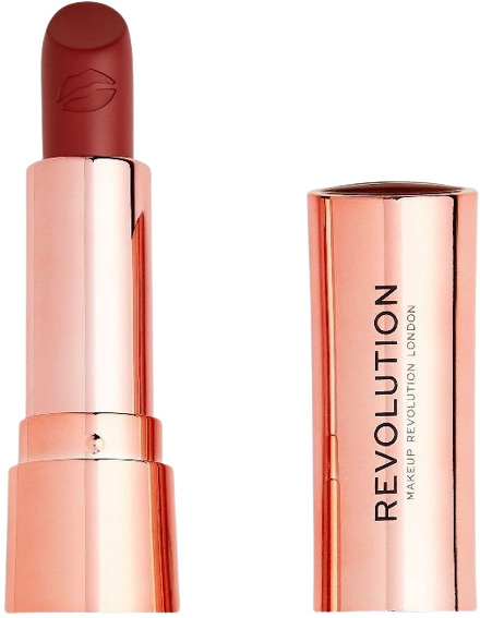 Makeup Revolution Satin Kiss Ruj  Rose Muted Red, 3.5 g